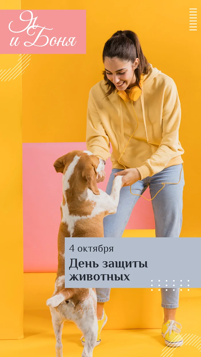 Сторис для Дня защиты животных