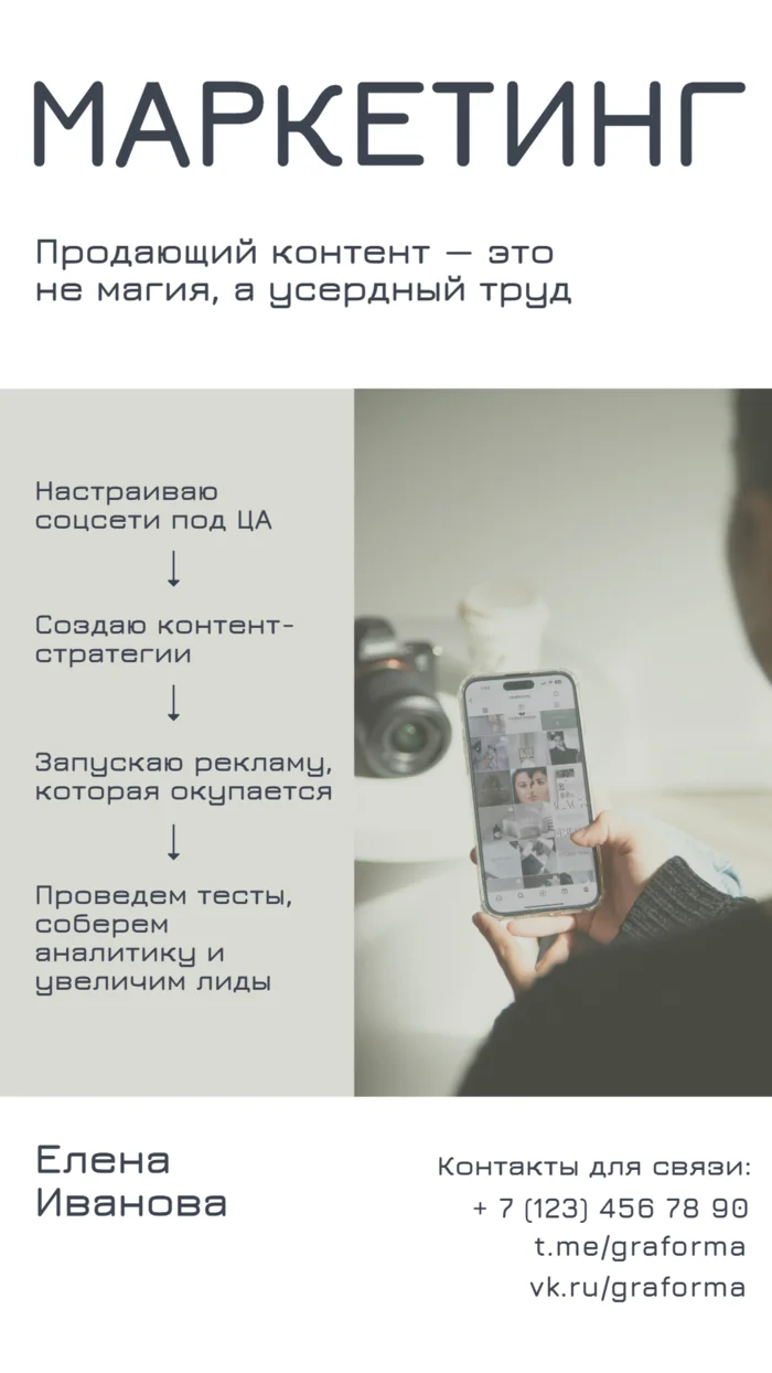 Портфолио маркетолога